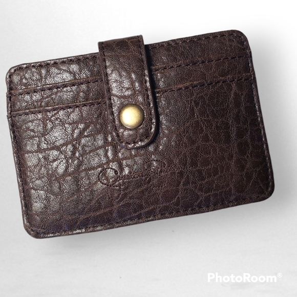 Jessica Simpson clutch purse wristlet 3 piece removable keyring credit card case - Picture 4 of 12